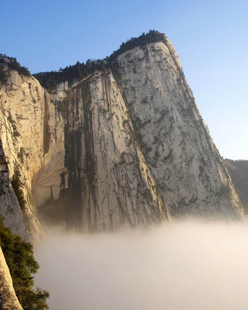 The western summit of Hua Shan, Shaanxi