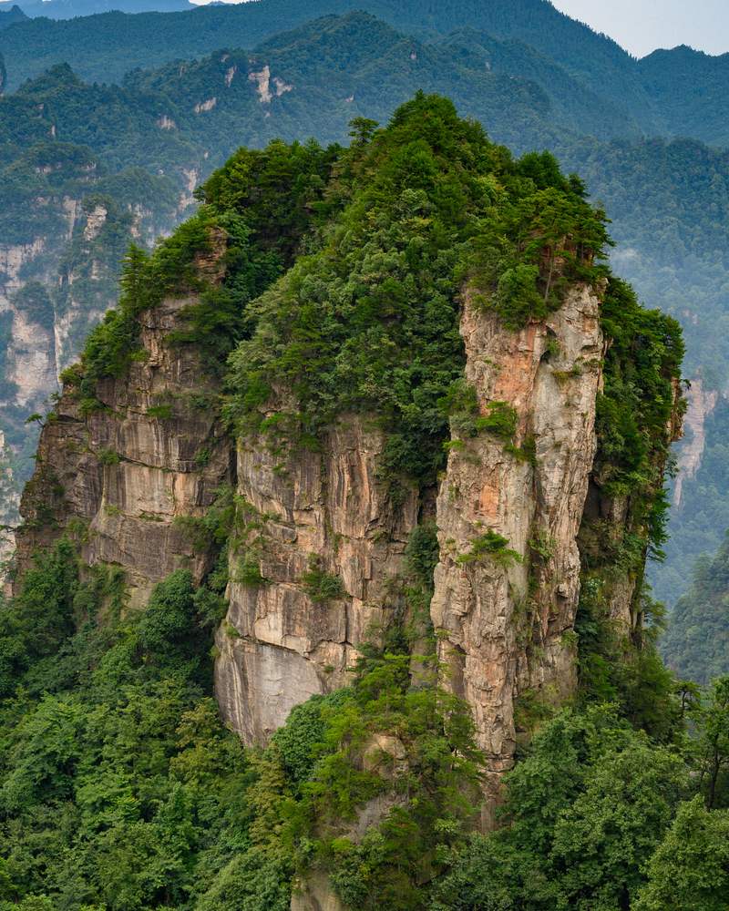 The pillar forest of Zhangjiajie, Hunan